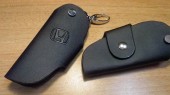 Кожаный чехольчик для ключа HONDA (lb-019)